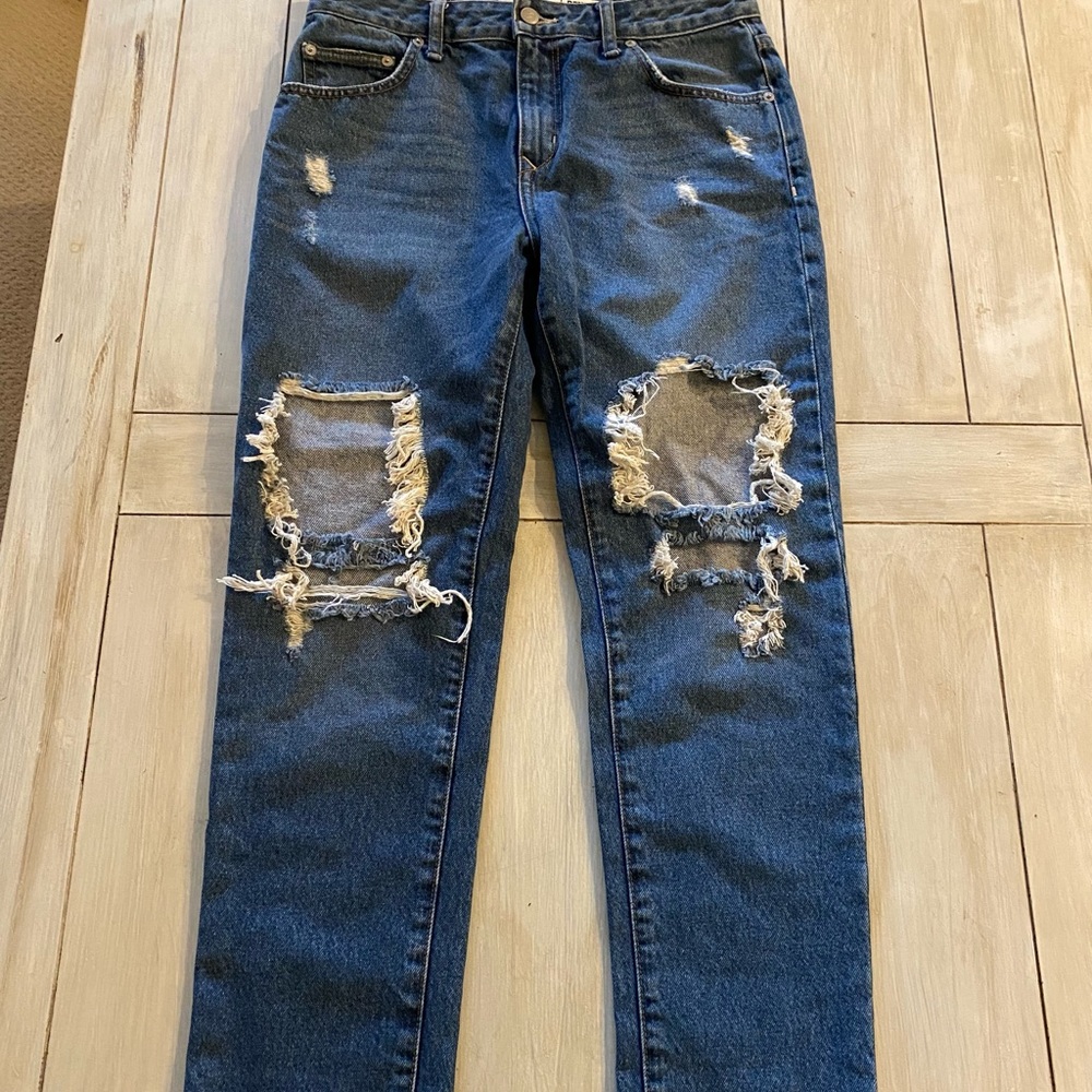 Lovers + Friends ripped jeans womens 2 - Picture 1 of 3
